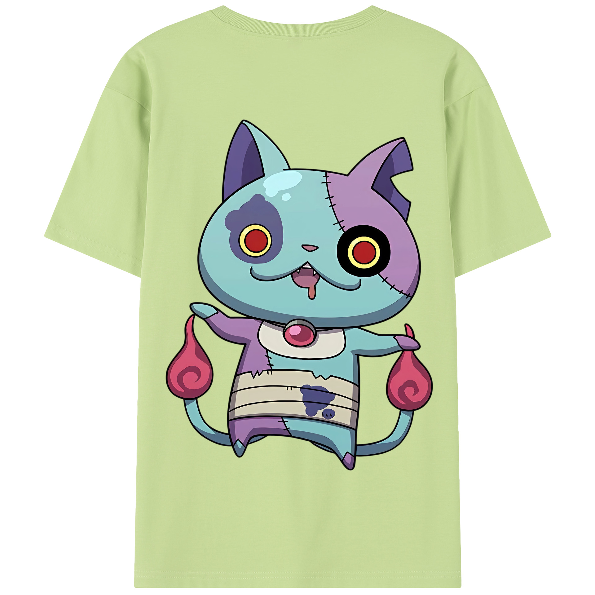 （画像用） 妖怪ウォッチ Yo-kai Watch 綿100％半袖Tシャツ（背面プリント）